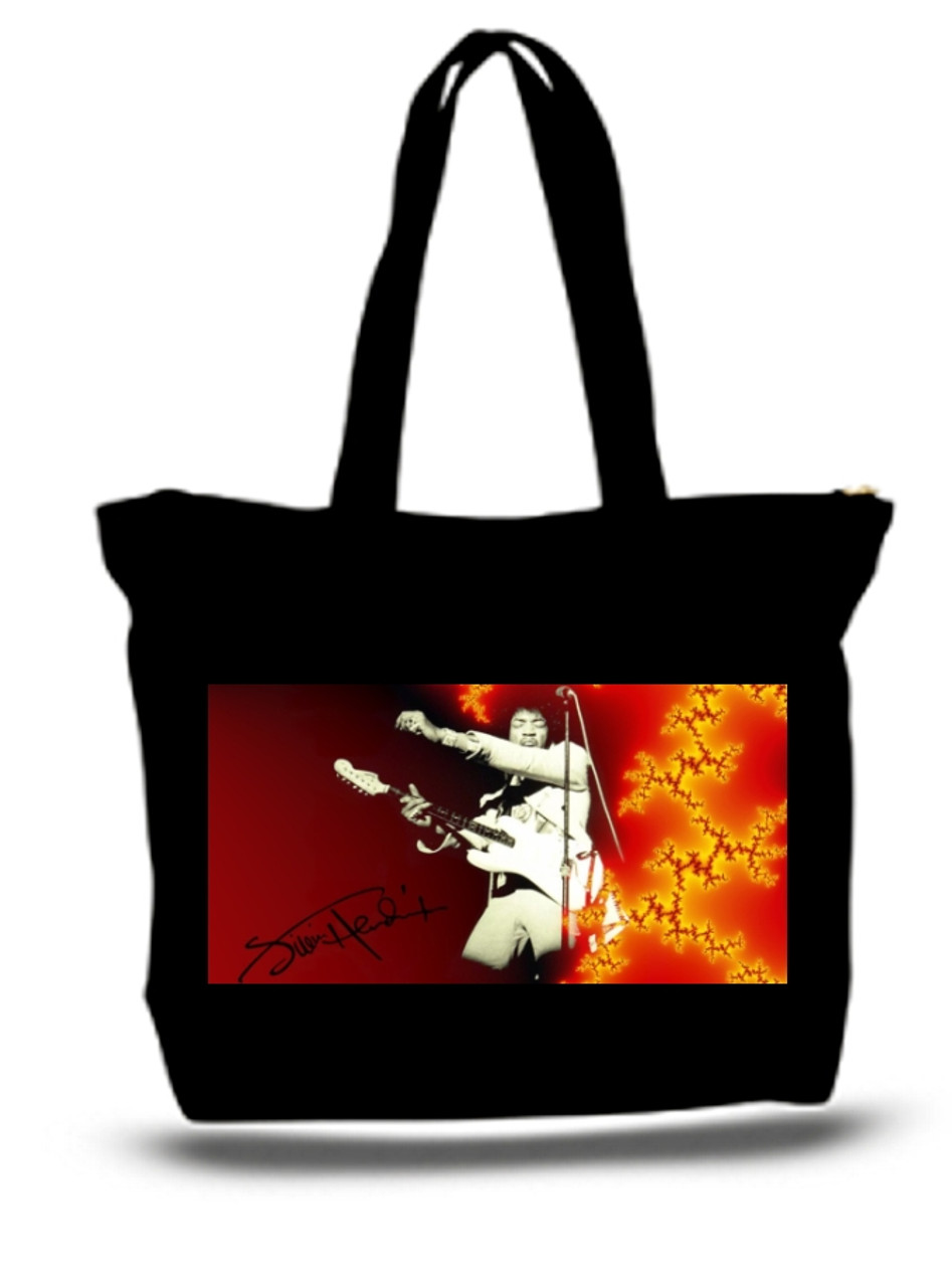 Xxl Tote Bag Jimi Hendrix In Concert 